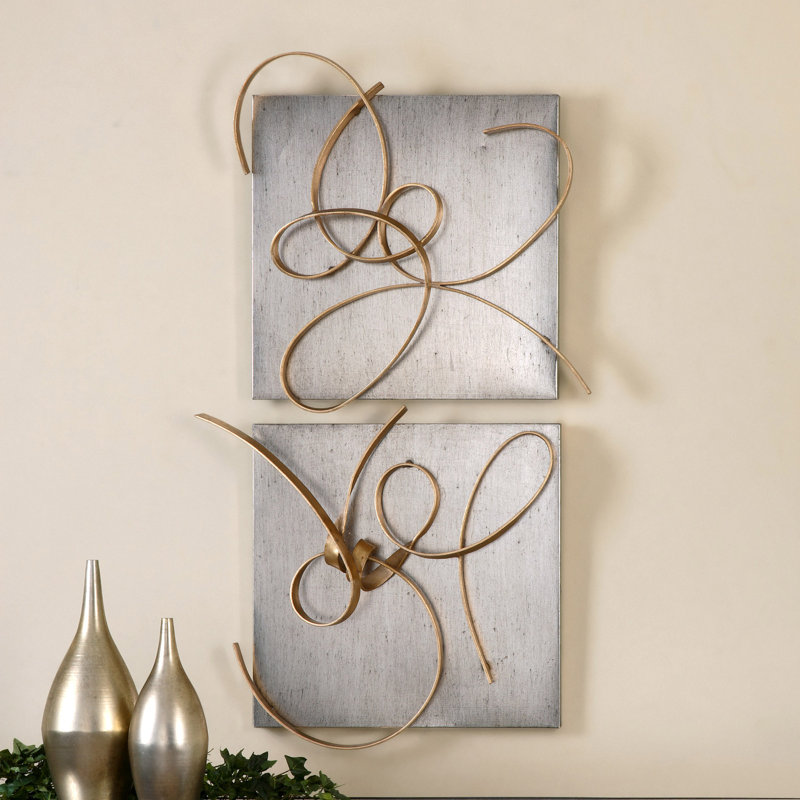Brayden Studio® 2 Piece Metal Wall Decor Set & Reviews Wayfair